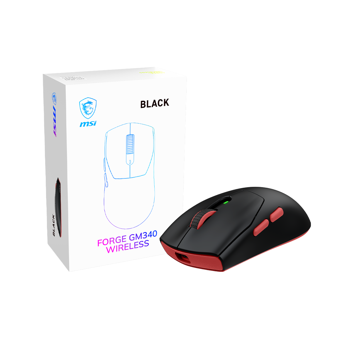 MSI FORGE GM340 WIRELESS BLACK - Boutique en ligne officielle de MSI France