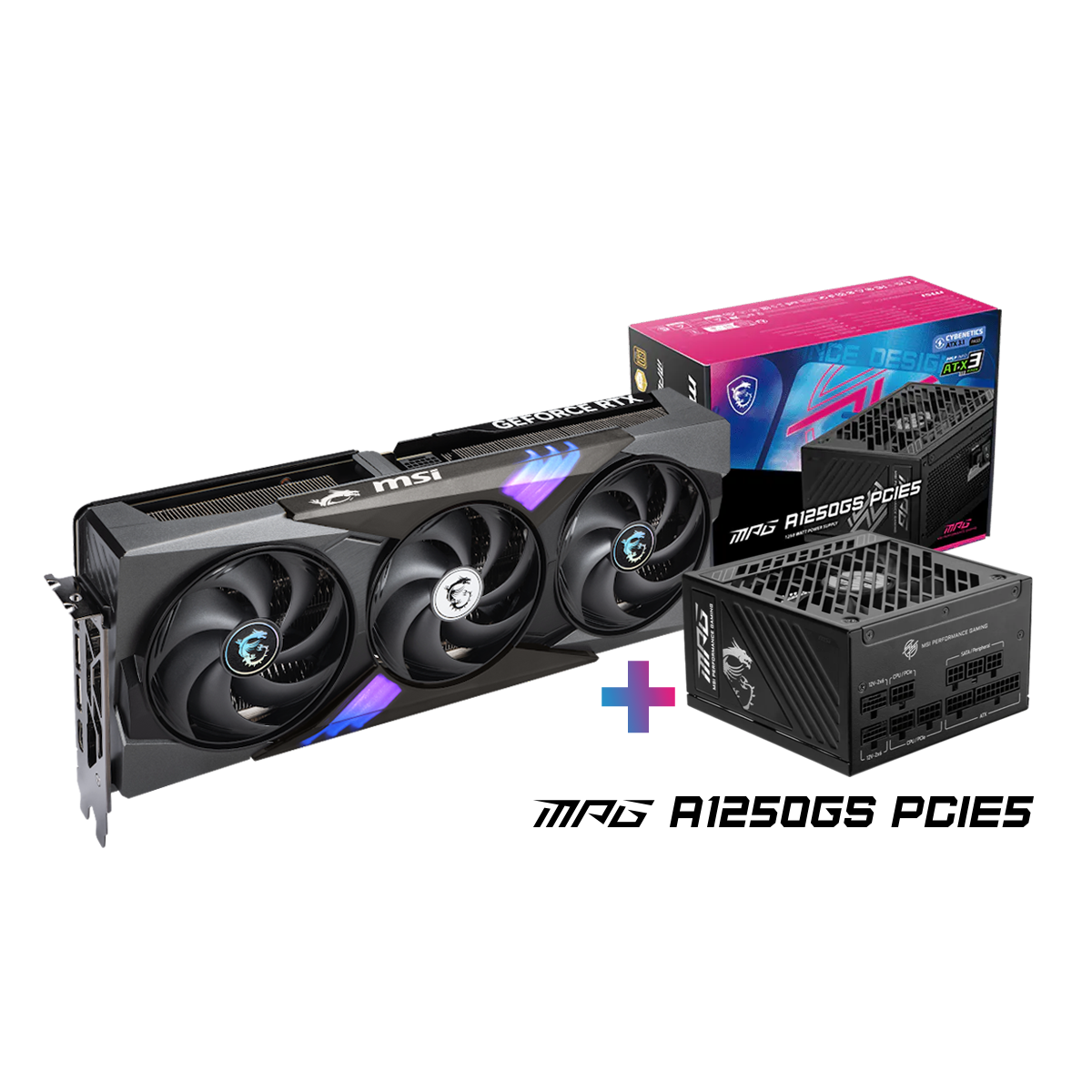 MSI GeForce RTX 5080 16G GAMING TRIO + MSI MPG A1250GS PCIE5 offerte - Boutique en ligne officielle de MSI France