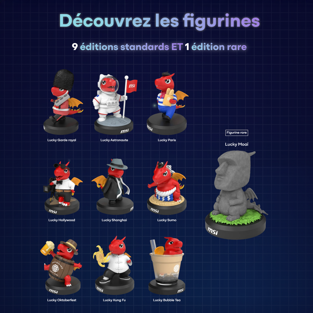 BLIND BOX - Lucky AROUND THE WORLD - Boutique en ligne officielle de MSI France