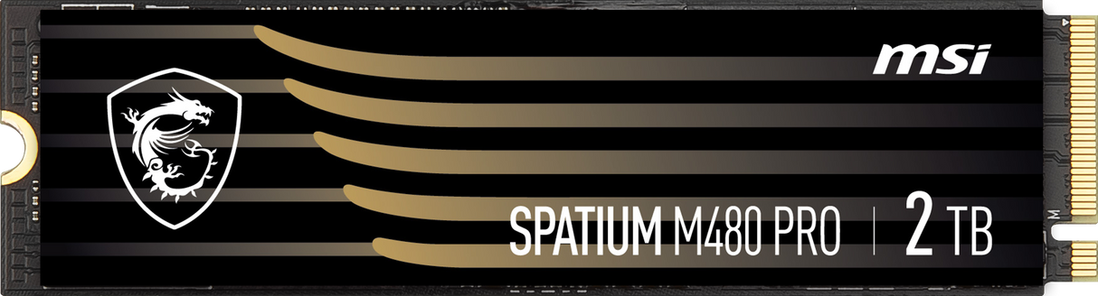 MSI SPATIUM M480 PRO PCIe 4.0 NVMe M.2 2TB - Boutique en ligne officielle de MSI France