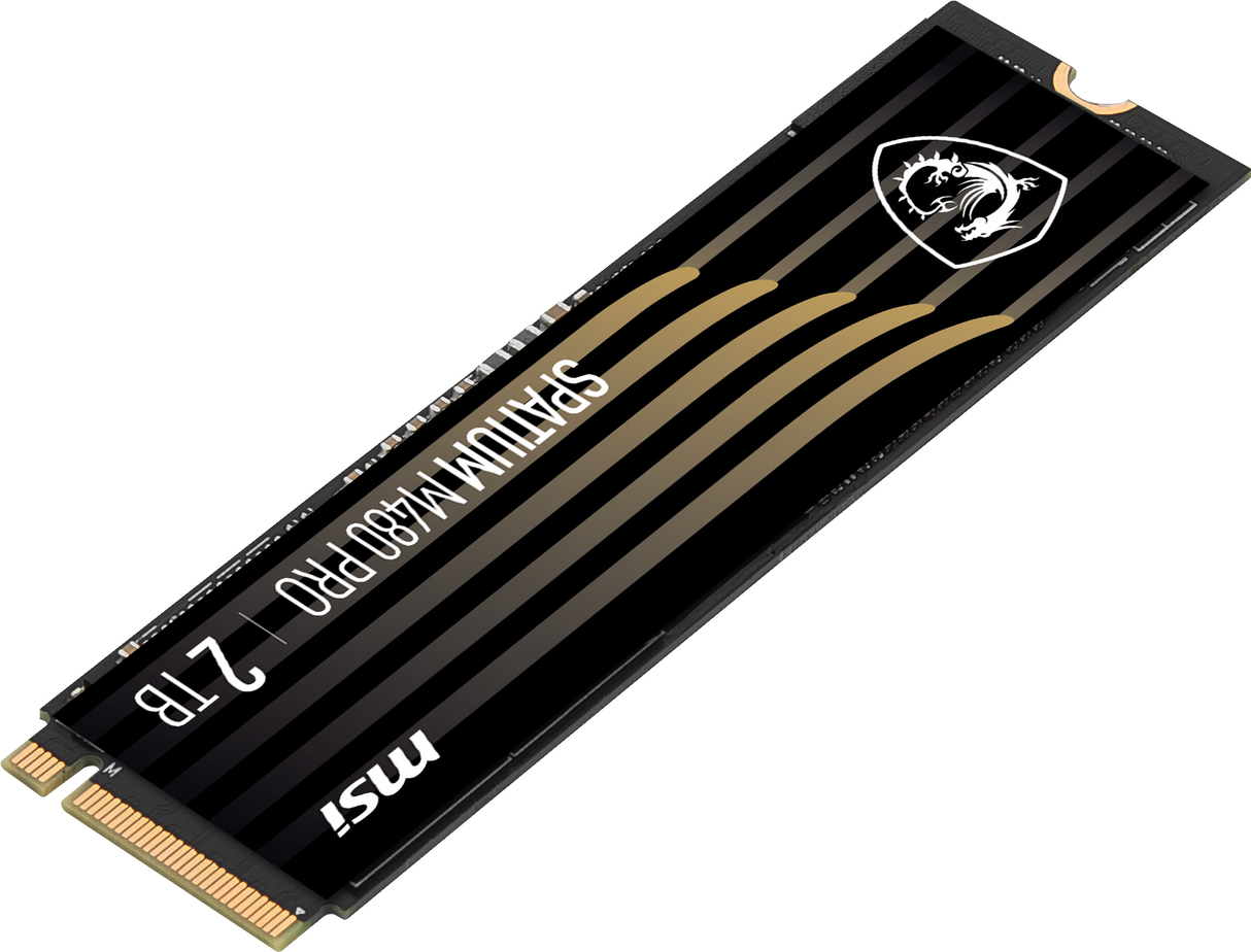 MSI SPATIUM M480 PRO PCIe 4.0 NVMe M.2 2TB - Boutique en ligne officielle de MSI France