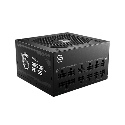 MAG A850GL PCIE5 :  Alimentation, 850W, 80 Plus Gold, ATX 3.0, Support GPU - Boutique en ligne officielle de MSI France