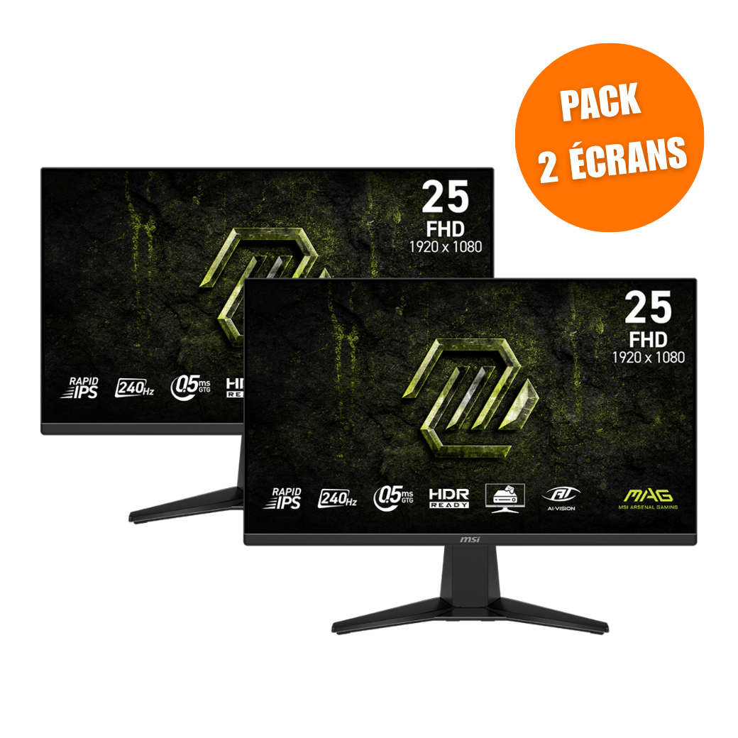 MSI MAG 255F X24 - Pack de 2 - Boutique en ligne officielle de MSI France