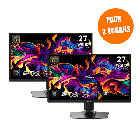 MSI MAG 272QP QD-OLED X24 - Pack de 2 - Boutique en ligne officielle de MSI France