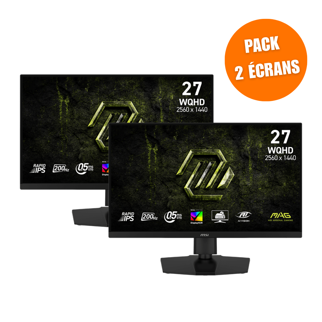 MSI MAG 274QPF X32 - Pack de 2 - Boutique en ligne officielle de MSI France