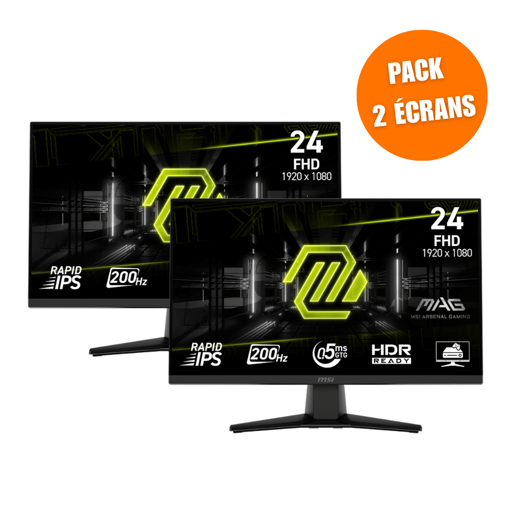 MSI MAG 242F - Pack de 2 - Boutique en ligne officielle de MSI France