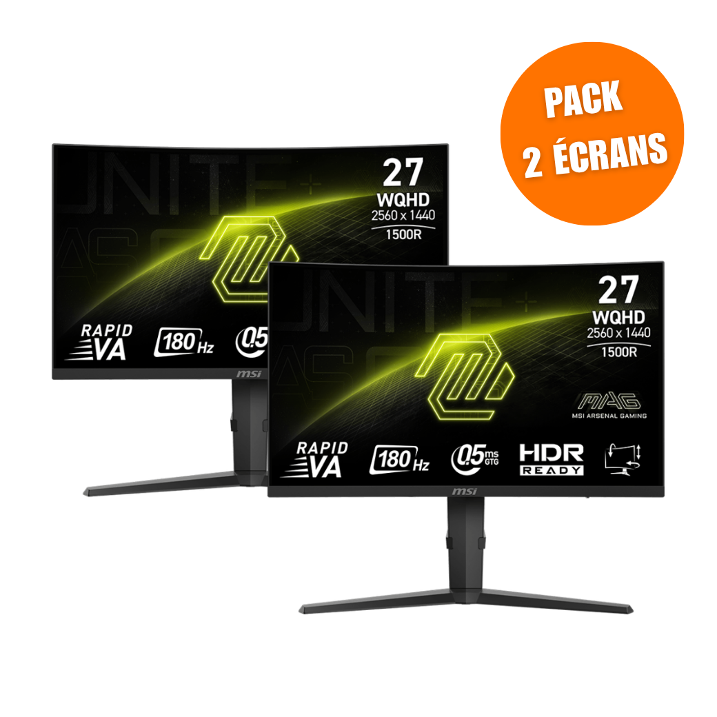 MSI MAG 275CQPF - Pack de 2 - Boutique en ligne officielle de MSI France