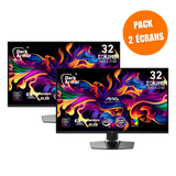 MSI MAG 321UP QD-OLED X24 - Pack de 2 - Boutique en ligne officielle de MSI France