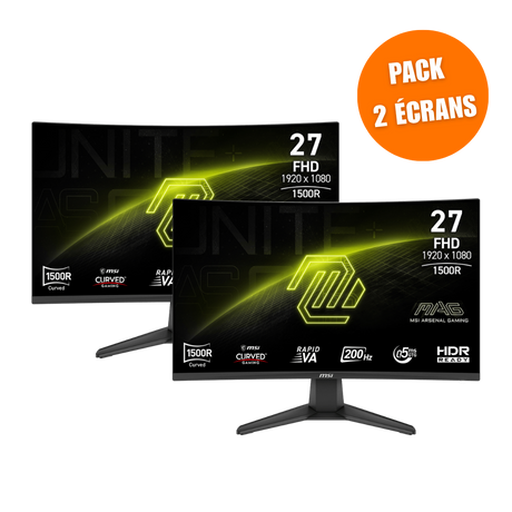 MSI MAG 276CF E20 - Pack de 2 - Boutique en ligne officielle de MSI France