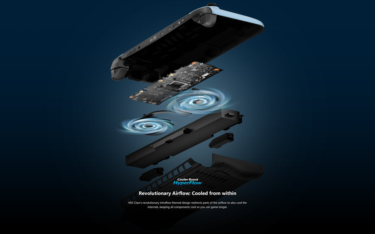 MSI Claw 8 AI+ A2VM Glacier Blue-246FR EDITION LIMITEE - Boutique en ligne officielle de MSI France
