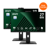 Pack de 2 Écrans PC bureautique | PRO MP275QPDG - Boutique en ligne officielle de MSI France