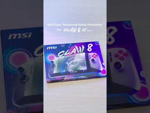 MSI Film de protection en verre trempé pour MSI Claw 8"